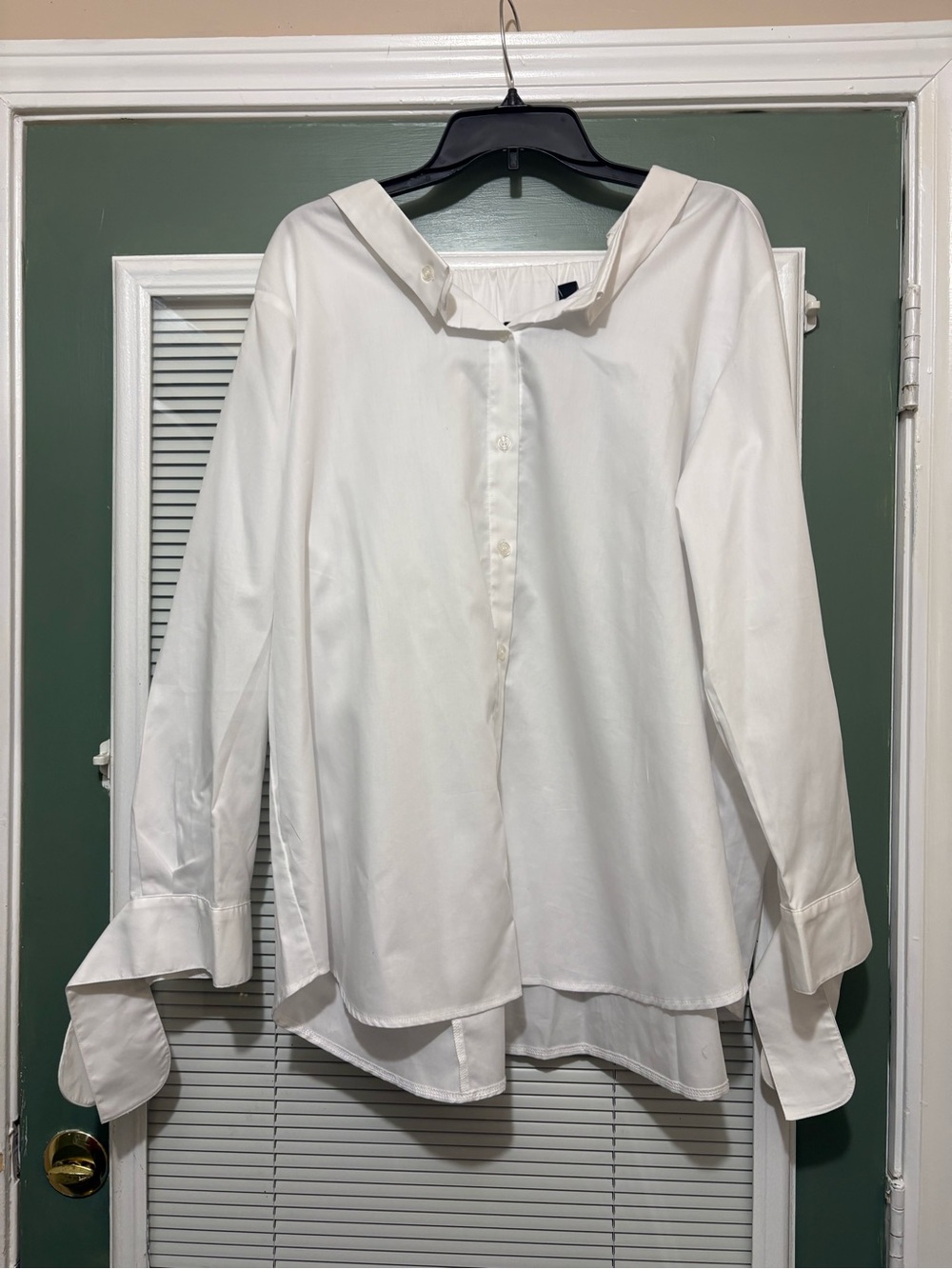 Attitudes by Renee Elastic Back Long Sleeve Shirt  Size 16 NWT